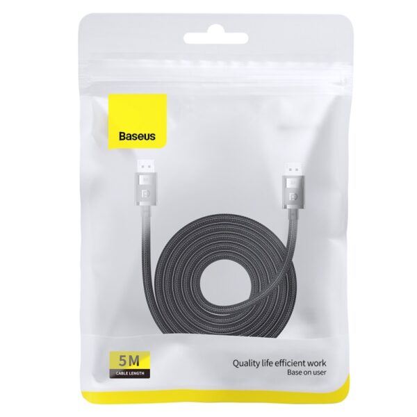 Baseus 5m DP 8K to DP 8K High Definition Series Adapter Cable Cluster Black  -  B00633706111-04 - 1 Year Warranty - Image 17