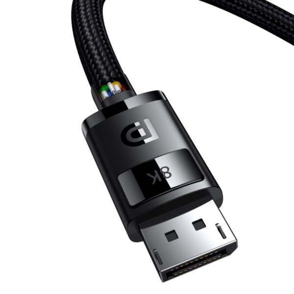 Baseus 5m DP 8K to DP 8K High Definition Series Adapter Cable Cluster Black  -  B00633706111-04 - 1 Year Warranty - Image 6