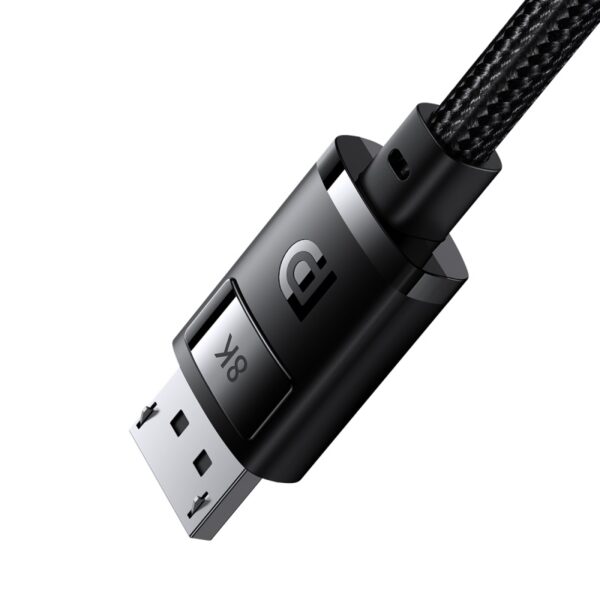 Baseus 5m DP 8K to DP 8K High Definition Series Adapter Cable Cluster Black  -  B00633706111-04 - 1 Year Warranty - Image 5
