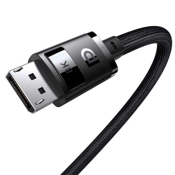 Baseus 5m DP 8K to DP 8K High Definition Series Adapter Cable Cluster Black  -  B00633706111-04 - 1 Year Warranty - Image 4