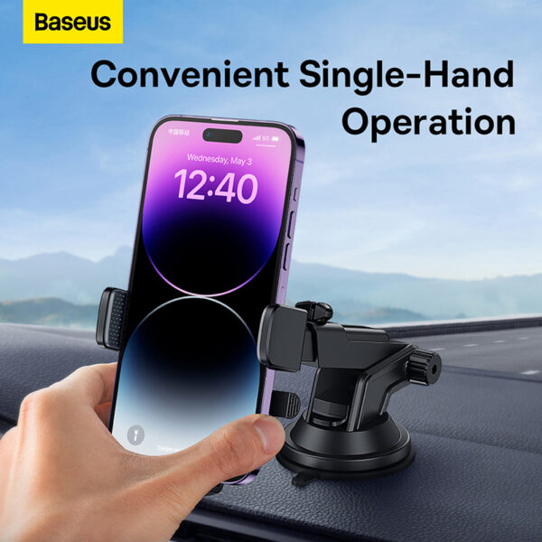 Baseus UltraControl Pro Series Clamp-Type Car Holder Set - Image 14