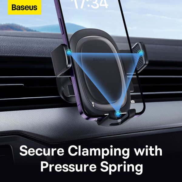 Baseus UltraControl Pro Series Clamp-Type Car Holder Set - Image 11