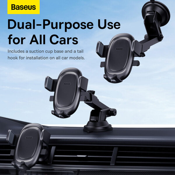 Baseus UltraControl Pro Series Clamp-Type Car Holder Set - Image 12