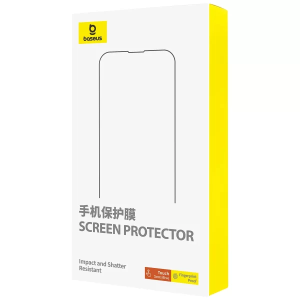 Baseus iPhone 15 Corning Series Full-Coverage Eye-Protection Tempered Glass Screen Protector with Built-in Dust Filter - Image 2