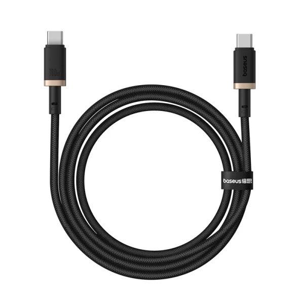 Baseus Dura Series Fast Charging Cable Type-C to Type-C 100W 1m Gold+Black Baseuscolombo