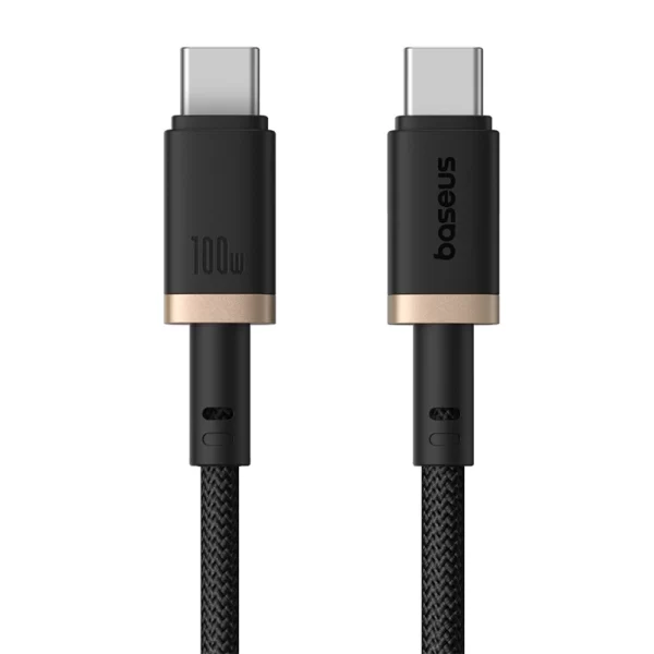 Baseus Dura Series Fast Charging Cable Type-C to Type-C 100W 1m Gold+Black Baseuscolombo