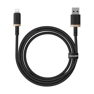 Baseus Dura Series Fast Charging Cable USB to iP 2.4A 1m Gold+Black Baseuscolombo