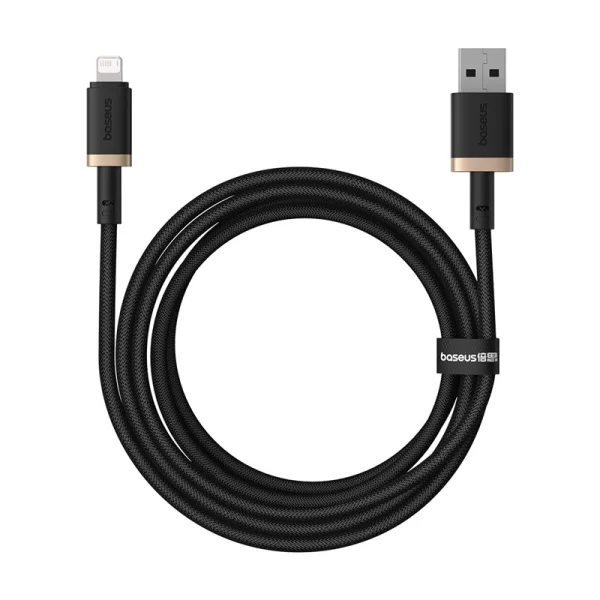 Baseus Dura Series Fast Charging Cable USB to iP 2.4A 2m Gold+Black Baseuscolombo