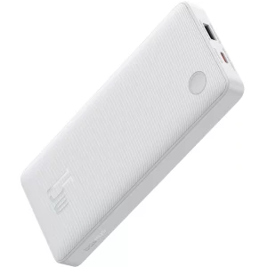 Baseus Airpow Lite Power Bank 10000mAh 15W Moon White (With Simple Series Data Cable USB to Type-C 30cm White) Baseuscolombo