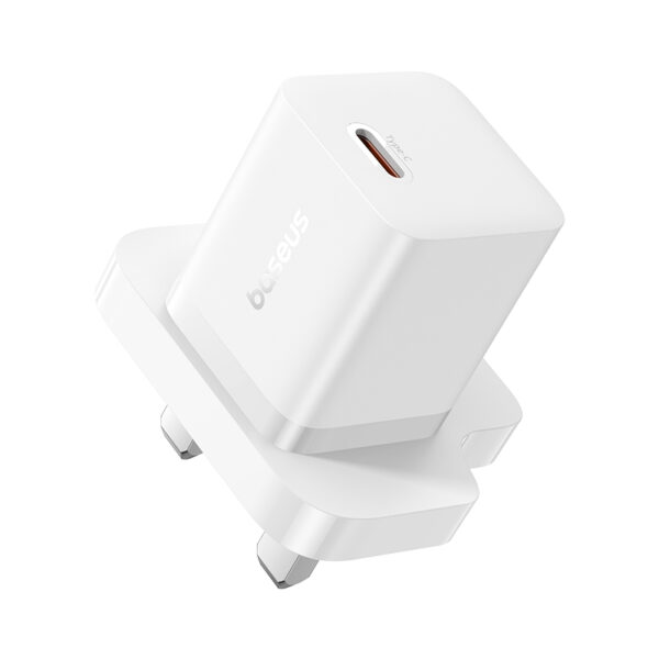 Baseus 30W USB-C GaN5 Mini Fast Charger Moon White - Image 7
