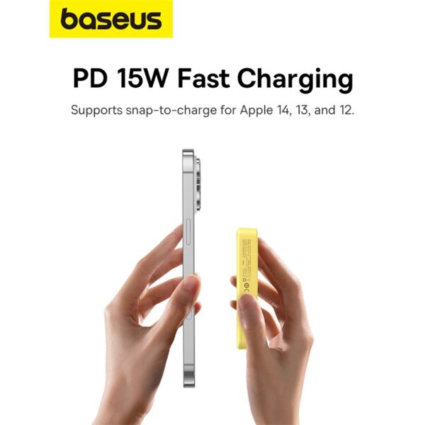 Baseus 5000mah 20w MagPro Magnetic Bracket Wireless Fast-Charging Power Bank - Image 15