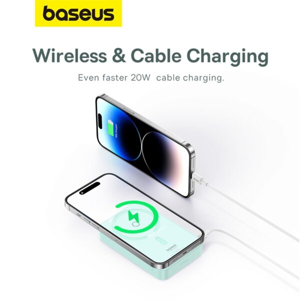 Baseus 5000mah 20w MagPro Magnetic Bracket Wireless Fast-Charging Power Bank - Image 16