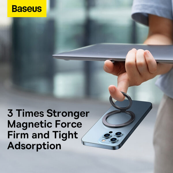 Baseus Halo Series Foldable Metal Ring Stand - Image 11