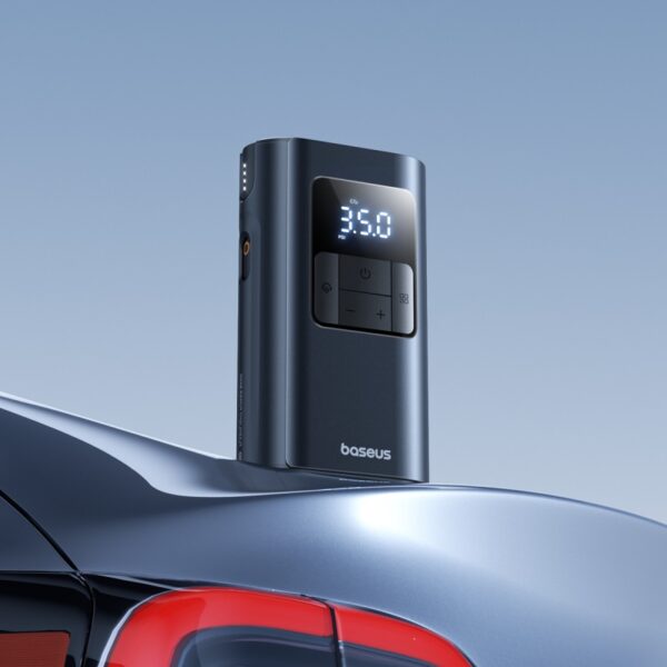 Baseus PrimeTrip VA1 Wired and Wireless 2-in-1 Tire Inflator Cosmic Black - Image 10