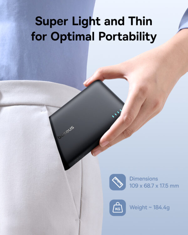 Baseus EnerFill FP21 Power Bank 10000mAh 22.5W Cosmic Black - Image 10