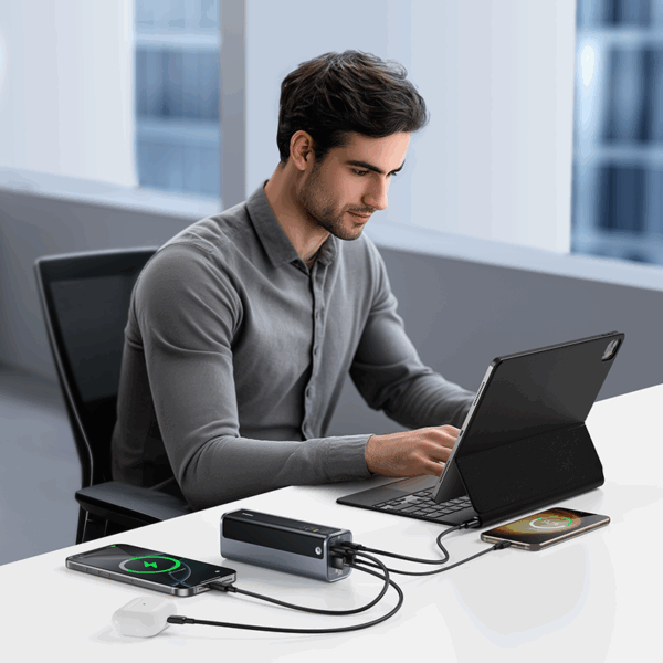 Baseus EnerGeek 20800mAh 145W GP12 Fast Charging Power Bank with Digital Display - Image 9