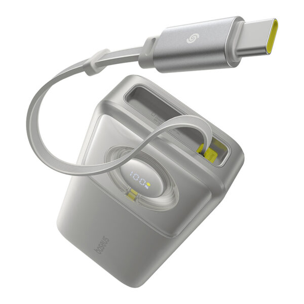 Baseus Free2Pull 20000mAh 65W Power Bank with Retractable Cable - Image 3