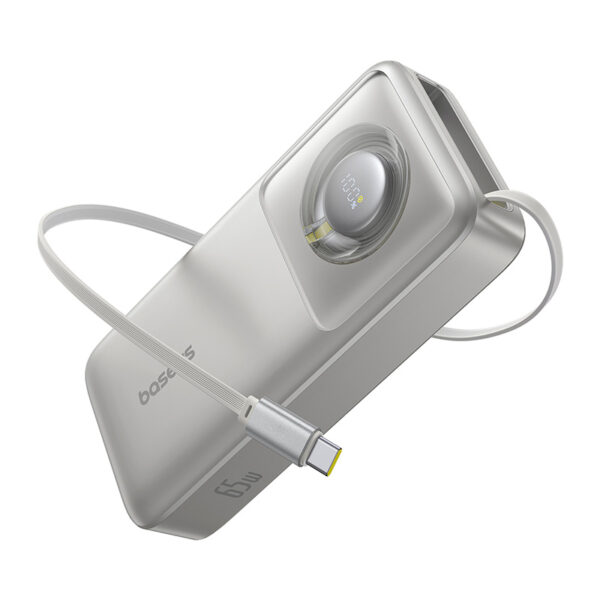 Baseus Free2Pull 20000mAh 65W Power Bank with Retractable Cable - Image 4