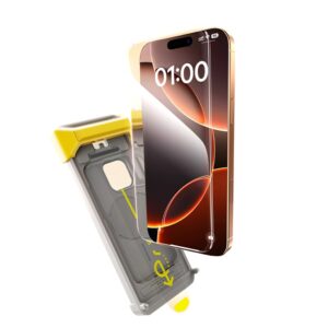 Baseus iPhone 16 Pro Full-View 3D HD Hot-Bending Tempered Glass Screen Protector