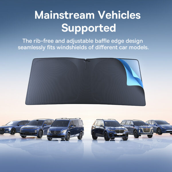 Baseus GoTrip DT1 Single Car Windshield Sunshade Cluster Black - Image 10