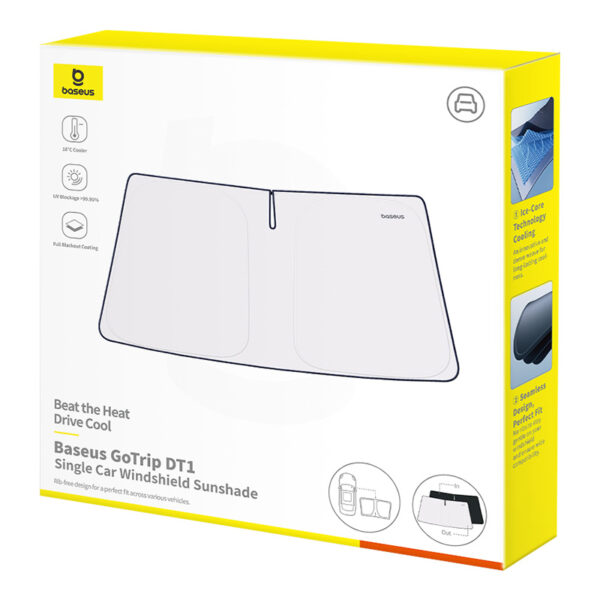 Baseus GoTrip DT1 Single Car Windshield Sunshade Cluster Black - Image 12