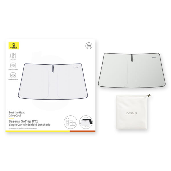 Baseus GoTrip DT1 Single Car Windshield Sunshade Cluster Black - Image 11