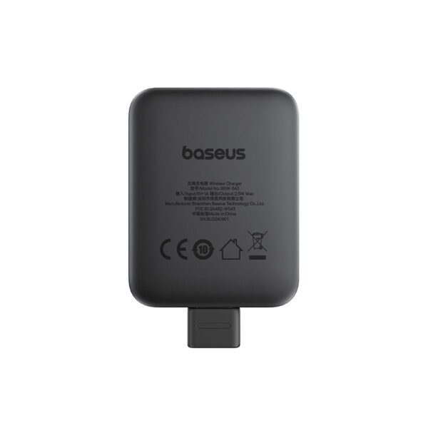 Baseus MagPro Magnetic Wireless Charger for E-Watch 2.5W Cosmic Black - Image 4