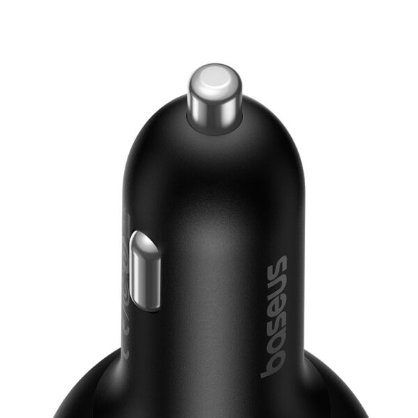 Baseus Multi-Port Fast Charge Car Charger C+C+U 152.5W Set Cluster Black - Image 3