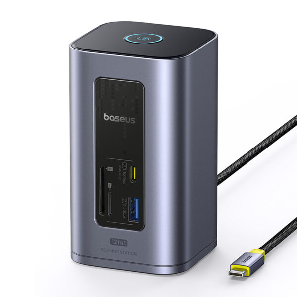 Baseus NU1 Air Spacemate 12-in-1 Docking Station Space Grey - Image 2