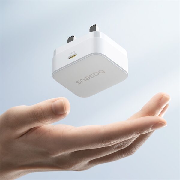 Baseus Palm Fast Charger 1C 20W UK Moon White - Image 8