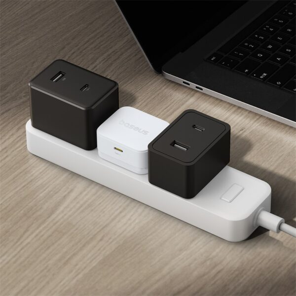 Baseus Palm Fast Charger 1C 20W UK Moon White - Image 9