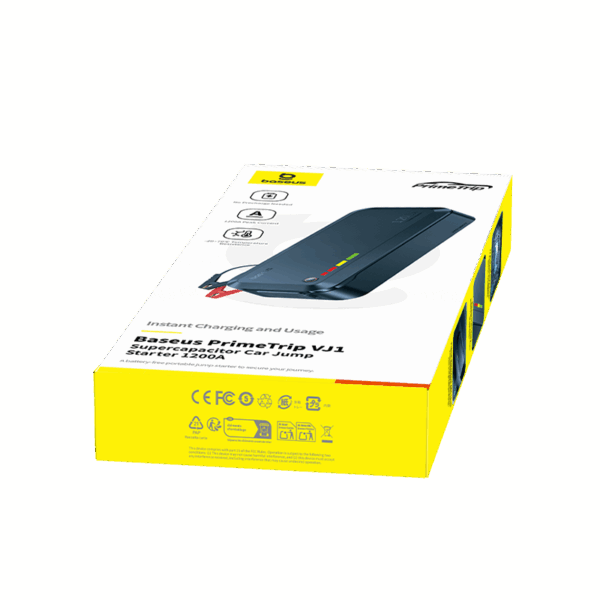 Baseus PrimeTrip VJ1 Supercapacitor Car Jump Starter 1200A Cosmic Black - Image 16