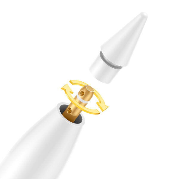 Baseus Smooth Writing 3 Wired Charging Stylus Active Tilt Sensitivity Version Moon White - Image 7