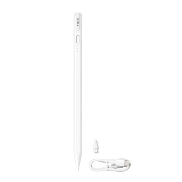 Baseus Smooth Writing 3 Wired Charging Stylus Active Tilt Sensitivity Version Moon White - Image 9