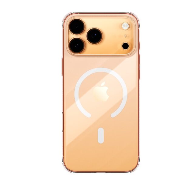 Baseus iPhone 17 Pro Max Crystal Slim Magnetic With Lense Background cover Phone Case Clear - Image 3