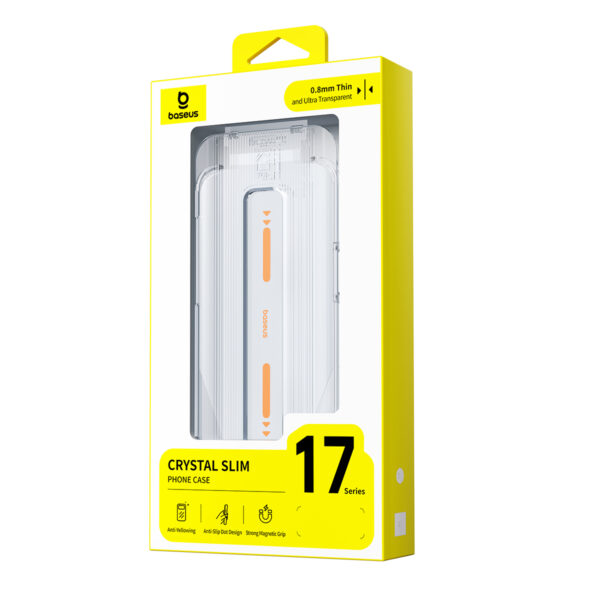 Baseus iPhone 17 Pro Max Impact HD Tempered Glass Screen Protector with Dustproof Installation Tray Clear - Image 8