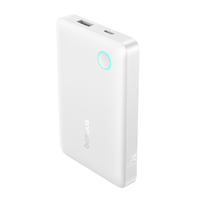 Baseus 10000mAh 15W EnerFill FP11 Fast-Charging Power Bank – (Moon White) Model P1008210C213-00 BC (2) | Baseus Colombo Baseus 10000mAh 15W EnerFill FP11 Fast-Charging Power Bank – (Moon White) Model P1008210C213-00 BC (2) | Baseus Colombo