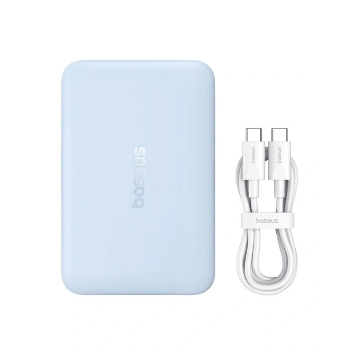 Baseus 10000mAh 22.5W EnerFill FM11 Ultra-Mini Magnetic Power Bank – Galaxy Blue - Image 3