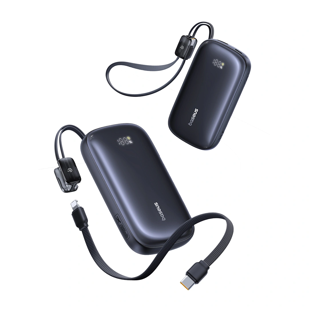 Baseus 20000 mAh 22.5 W EnerFill FC21 “QPow 3 Ultra” Power Bank – (Cosmic Black) - Image 4