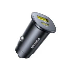 Baseus 30W GoTrip Car Charger Type - C+USB – Cosmic Black