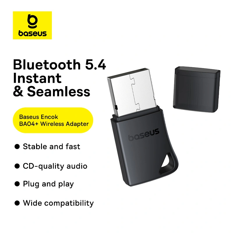 Baseus Encok BA04+ USB Bluetooth 5.4 Wireless Adapter – Model A10082600121‑00 BC (1) | Baseus Colombo Baseus Encok BA04+ USB Bluetooth 5.4 Wireless Adapter – Model A10082600121‑00 BC (1) | Baseus Colombo