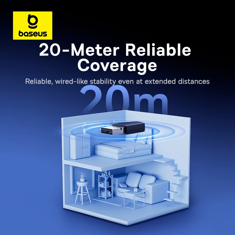 Baseus Encok BA04+ USB Bluetooth 5.4 Wireless Adapter – Model A10082600121‑00 BC (3) | Baseus Colombo Baseus Encok BA04+ USB Bluetooth 5.4 Wireless Adapter – Model A10082600121‑00 BC (3) | Baseus Colombo