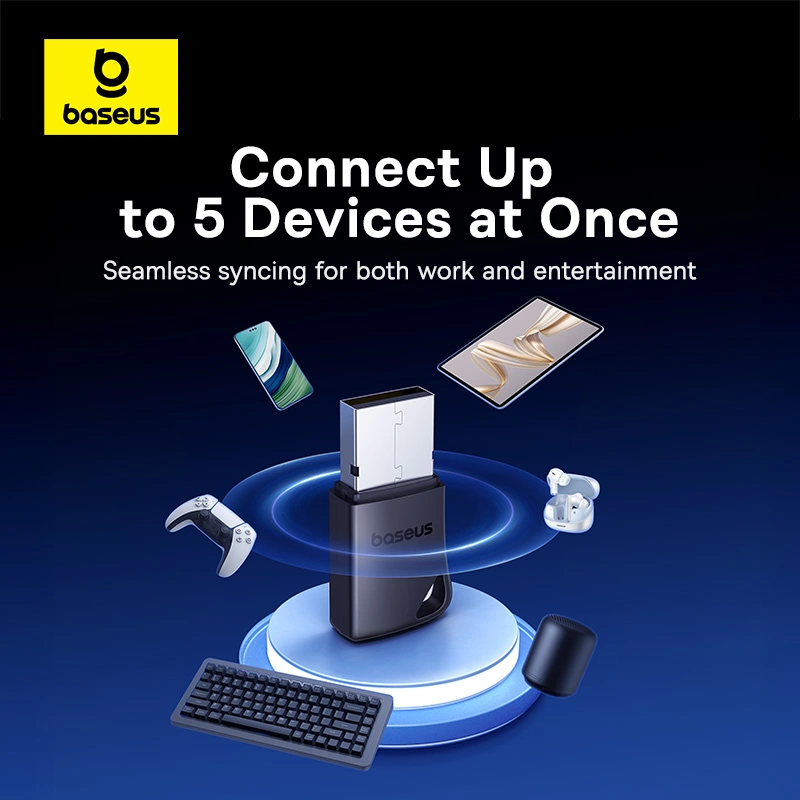 Baseus Encok BA04+ USB Bluetooth 5.4 Wireless Adapter – Model A10082600121‑00 BC (6) | Baseus Colombo Baseus Encok BA04+ USB Bluetooth 5.4 Wireless Adapter – Model A10082600121‑00 BC (6) | Baseus Colombo