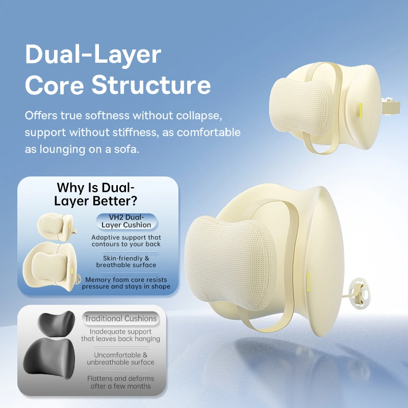 Baseus PrimeTrip VH2 Dual-Layer Car Headrest Pillow – Starlight Off-White - Model C01200 BC (1) | Baseus Colombo Baseus PrimeTrip VH2 Dual-Layer Car Headrest Pillow – Starlight Off-White - Model C01200 BC (1) | Baseus Colombo