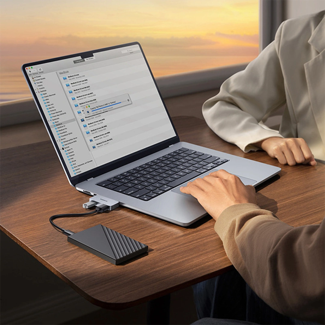 Baseus UltraJoy Series 2-Port HUB (Direct-Link Type) – Space Grey - Model B0005280E811-00 (1) | Baseus Colombo Baseus UltraJoy Series 2-Port HUB (Direct-Link Type) – Space Grey - Model B0005280E811-00 (1) | Baseus Colombo