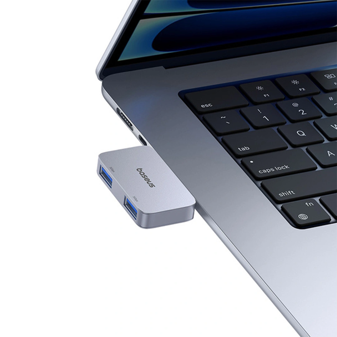 Baseus UltraJoy Series 2-Port HUB (Direct-Link Type) – Space Grey - Model B0005280E811-00 (7) | Baseus Colombo Baseus UltraJoy Series 2-Port HUB (Direct-Link Type) – Space Grey - Model B0005280E811-00 (7) | Baseus Colombo