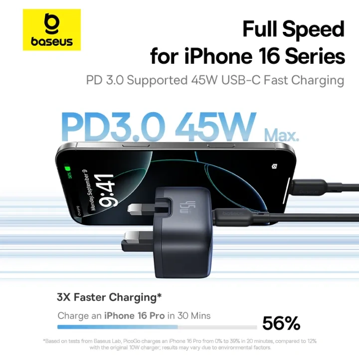 Baseus PicoGo AE11 45W GaN Type-C Fast Charger UK BC (11) | Baseus Colombo Baseus PicoGo AE11 45W GaN Type-C Fast Charger UK BC (11) | Baseus Colombo