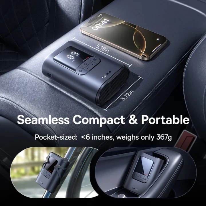 OS-Baseus GoTrip VA1 Super Mini Wired Inflator 22-Cylinder – Cosmic Black - Model C0119701 BC (3) | Baseus Colombo OS-Baseus GoTrip VA1 Super Mini Wired Inflator 22-Cylinder – Cosmic Black - Model C0119701 BC (3) | Baseus Colombo