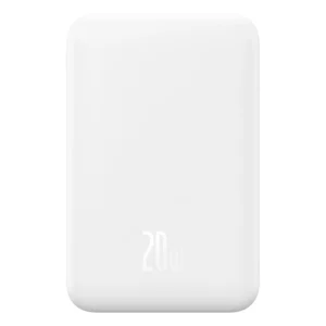 Baseus 5000mAh 20W Magnetic Mini Wireless Fast Charge Power Bank Stellar White - P10022107223-00 - 1 Year Warranty